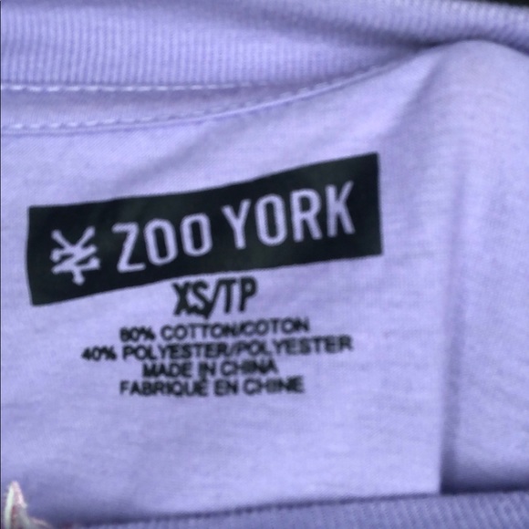 Zoo York Purple Crop Top - Picture 4 of 7